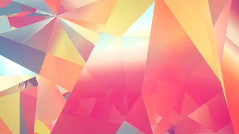 Abstract geometric polygonal motion background. 3d render loop animation. 4K UHD Video stock 119721394
