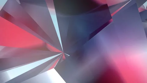 Abstract geometric polygonal motion background. 3d render loop animation. 4K UHD Stock Footage 119721497