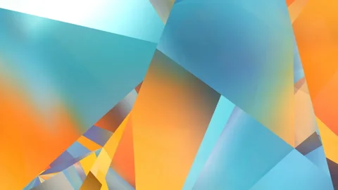 Abstract geometric polygonal motion background. 3d render loop animation. 4K UHD Stock Footage 121088854