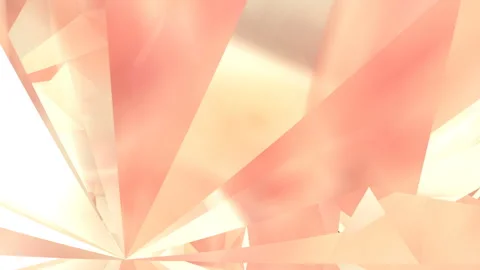 Abstract geometric polygonal motion background looped animation. 3d rendering Stock Footage 129550110