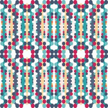 Abstract geometric psychedelic seamless pattern Stock-Illustration