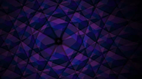 Abstract Geometric Purple Blue Dark Background Pattern. Stock Footage 334461879