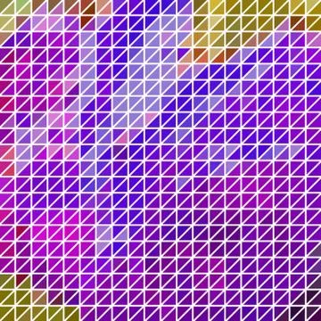 Abstract geometric purple triangle grid Stock Illustration