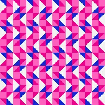 Abstract geometric quilt seamless vector pattern, patchwork background. Pin.. Illustrazione stock