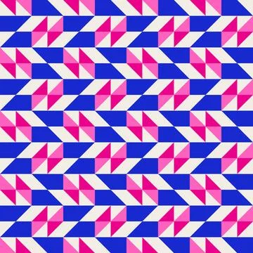 Abstract geometric quilt seamless vector pattern, patchwork background. Pin.. イラスト素材