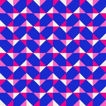 Abstract geometric quilt seamless vector pattern, patchwork background. Pin.. Stock Illustration