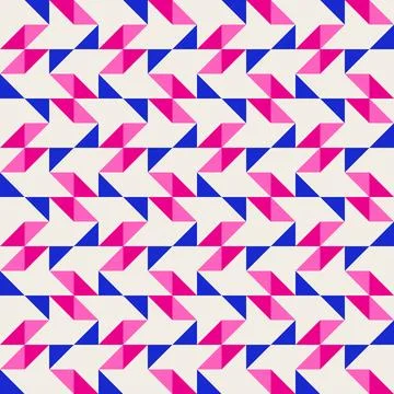 Abstract geometric quilt seamless vector pattern, patchwork background. Pin.. Stock Illustration