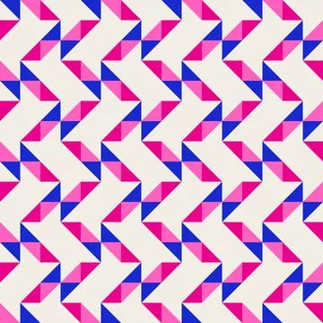 Abstract geometric quilt seamless vector pattern, patchwork background. Pin.. Stock Illustration