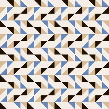 Abstract geometric quilt seamless vector pattern, patchwork background, bol.. Illustrazione stock
