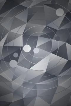 Abstract Geometric Radial Pattern Stock Illustration