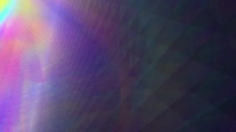 Abstract geometric rainbow light flare background, futuristic motion graphics 動画素材 333634518