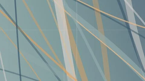 Abstract geometric rays in calming blue and beige create a modern, minimal .. Stock Illustration