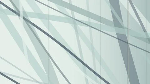 Abstract geometric rays form a crisp pattern in light blue and gray, creati.. Stock Illustration