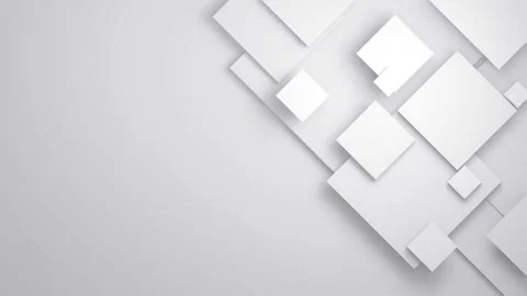 Abstract geometric rectangle white background Stock Footage 236641165