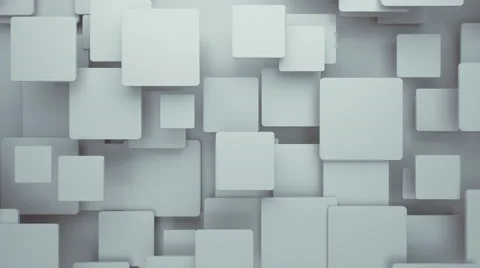 Abstract Geometric Rectangles Background Random Motion, 3d Loopable Animation 4k Video stock 66544129