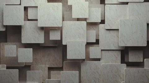 Abstract Geometric Rectangles Background Random Motion, 3d Loopable Animation 4k Video stock 68369649