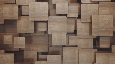 Abstract Geometric Rectangles Background Random Motion, 3d Loopable Animation 4k Stock Footage 68369724