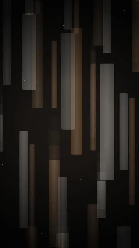 Abstract Geometric Rectangles Falling Down on Dark Background - Minimalist .. Stock Footage 347697929