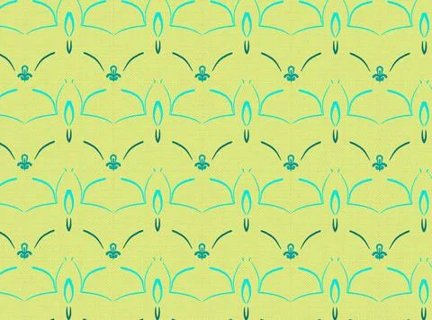 Abstract geometric repeat ajrak block pattern for wall tile decor textile des Illustrazione stock