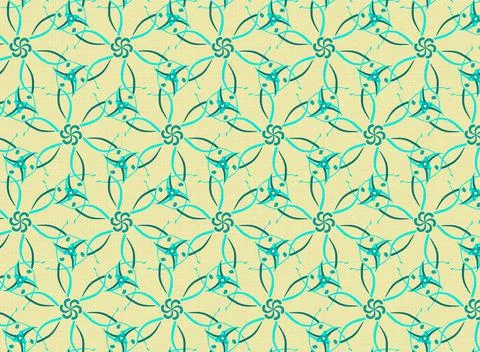 Abstract geometric repeat ajrak block pattern for wall tile decor textile des Illustrazione stock