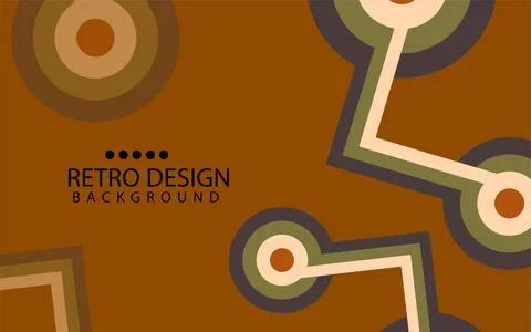 Abstract  geometric retro background with diagonal lines and shapes. Vector.. 스톡 일러스트