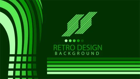 Abstract  geometric retro background with diagonal lines and shapes. Vector.. 스톡 일러스트