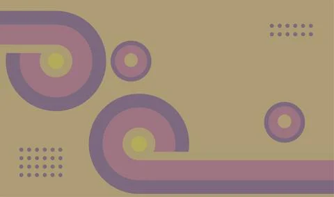 Abstract geometric retro background with round and lines design elements. r.. 库存插图