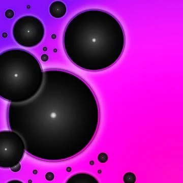Abstract geometric retro background style with circle objects Illustrazione stock