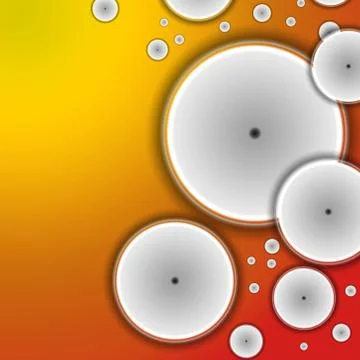 Abstract geometric retro background style with circle objects Stockillustratie
