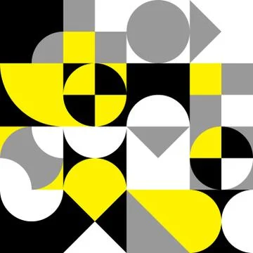 Abstract geometric retro design. Vector seamless pattern Stock Illustration