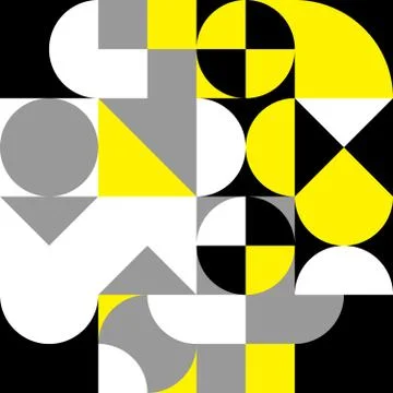 Abstract geometric retro design. Vector seamless pattern Stock Illustration