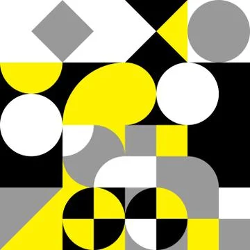 Abstract geometric retro design. Vector seamless pattern Stock Illustration