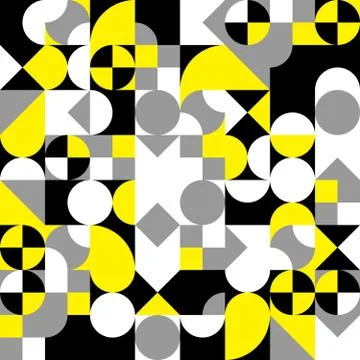 Abstract geometric retro design. Vector seamless pattern Stock Illustration