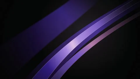 Abstract geometric ribbon bands glide smoothly in a seamless loop Stock Footage 341665570