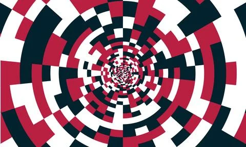 Abstract geometric round background Stock Illustration