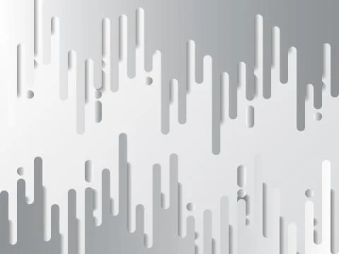 Abstract geometric rounded shapes flow of melting ice or paint background wit Stock Illustration