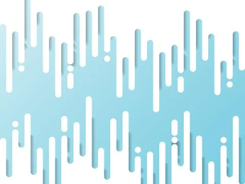 Abstract geometric rounded shapes flow of melting ice or paint background wit Stock Illustration