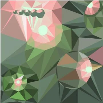 Abstract geometric rumpled triangular low poly style vector illustration graphic Stock Illustration