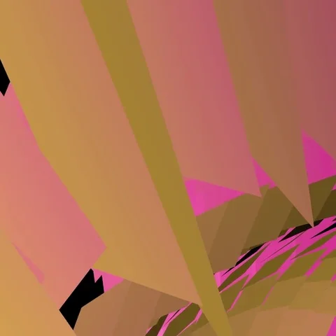 Abstract geometric screen saver Stock Footage