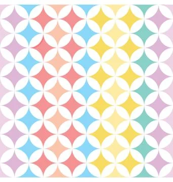 Abstract Geometric Seamless Background Stock Illustration