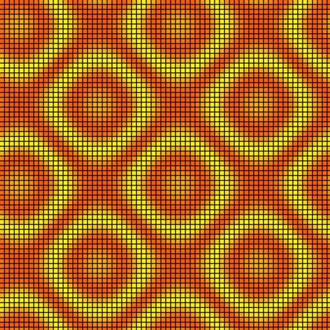 Abstract geometric seamless background pattern of red and green dots Stock Footage 342522945