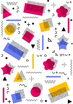 Abstract geometric seamless card Stock Illustration