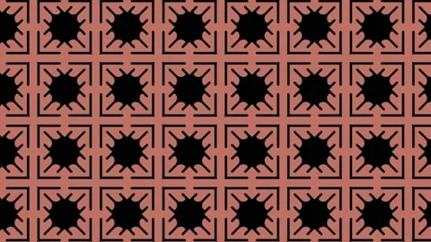 Abstract geometric seamless circles pattern animation scrolling right. Stock Footage 201531538