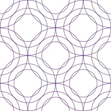 Abstract geometric seamless circles pattern. Stock vector illustration isolated 스톡 일러스트