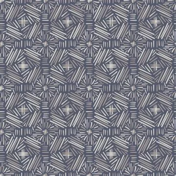 Abstract geometric seamless dark vector pattern Stock Illustration
