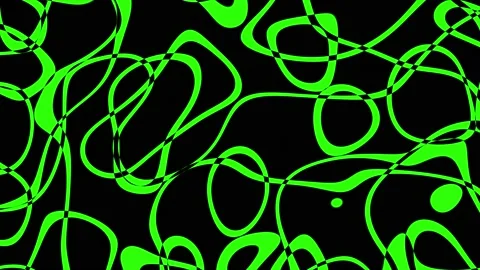 Abstract geometric seamless line pattern background. Abstract Green Stripes K Stock Footage 157994328