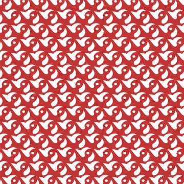 Abstract geometric seamless monochrome pattern. Reapeat drops. Stock Illustration