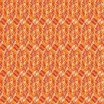 Abstract geometric seamless orange vector pattern Illustrazione stock