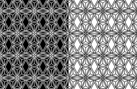 Abstract geometric seamless pattern background Stock Illustration