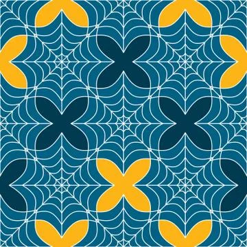 Abstract geometric seamless pattern background. Vector Illustration Stockillustratie